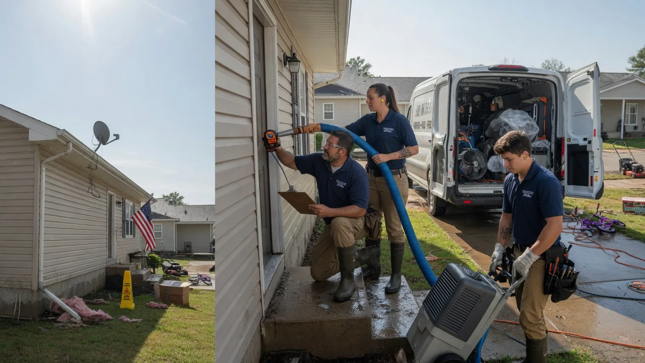 Ceiling Water Damage Restoration in Falls City, TX near me